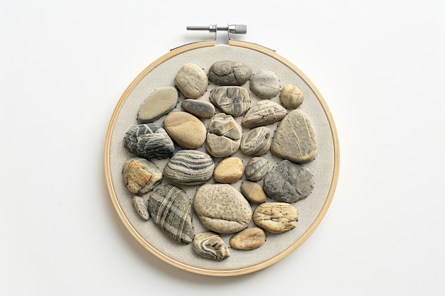 Миниатюрная картина вышивкой